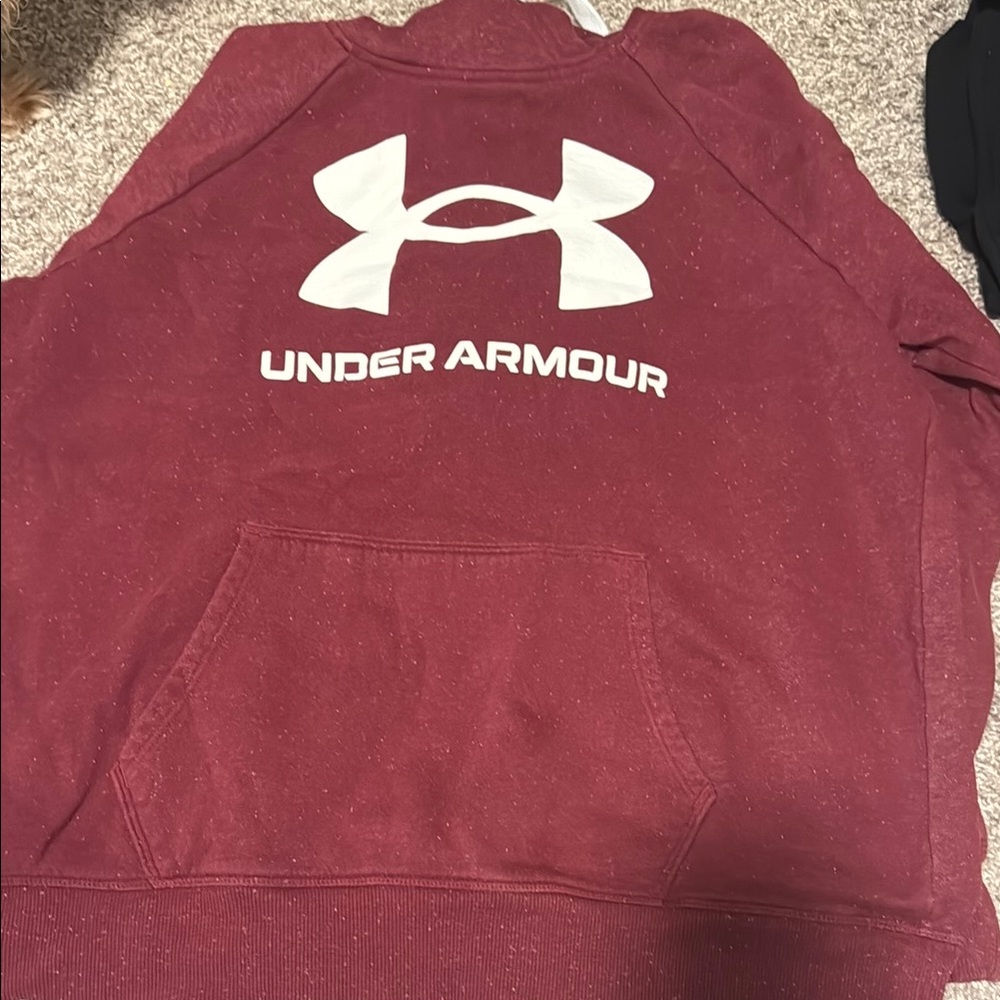 Under Armour Maroon Hoodie